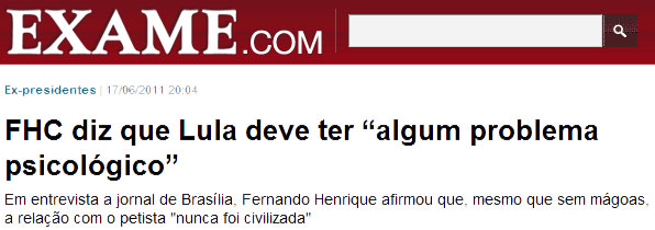 FHC e Lula