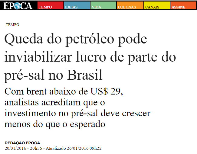 pré sal governo dilma