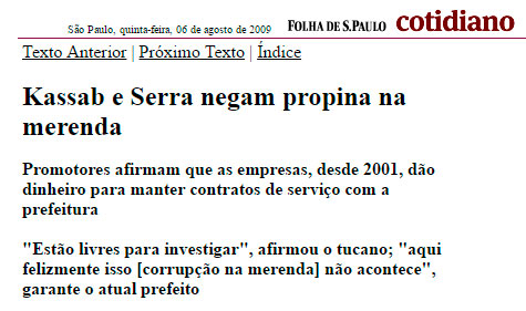 {{não acredite em mim - folha de SP}}