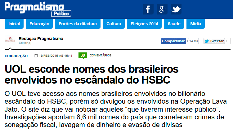 Sonegação Fiscal