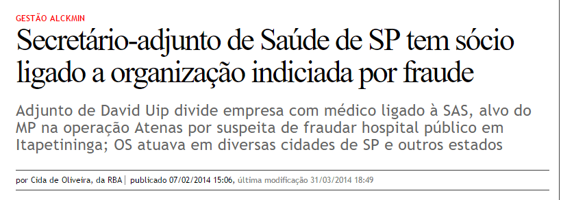 {{não acredite em mim - Rede Brasil Atual}}