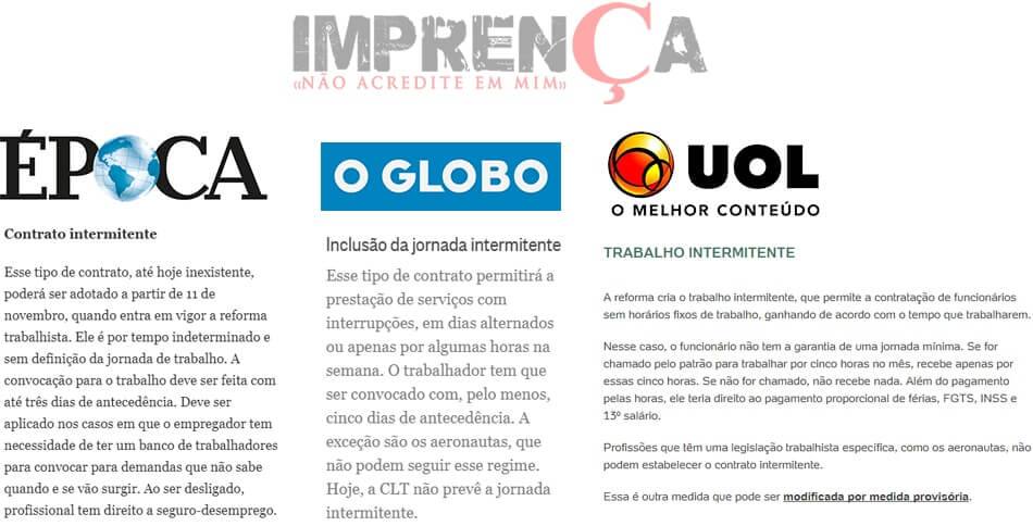 Reforma Trabalhista: Trabalho Intermitente