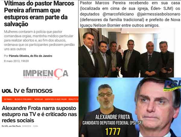 Bolsonaro e a falsa repulsa ao estupro