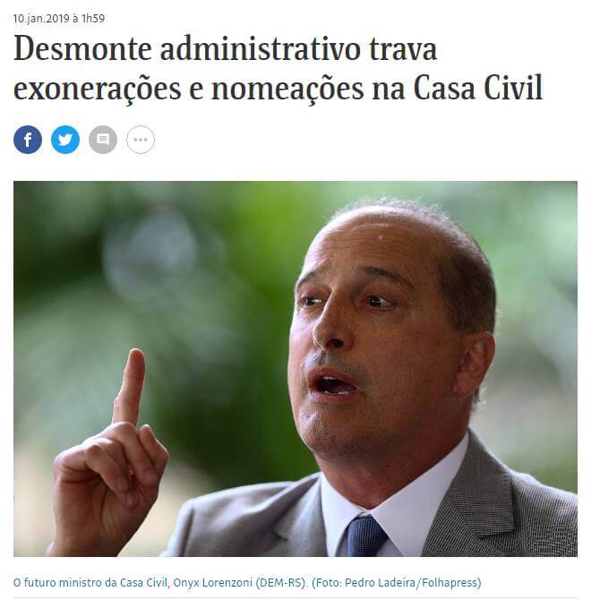 Onyx Lorenzoni não demonstra competência